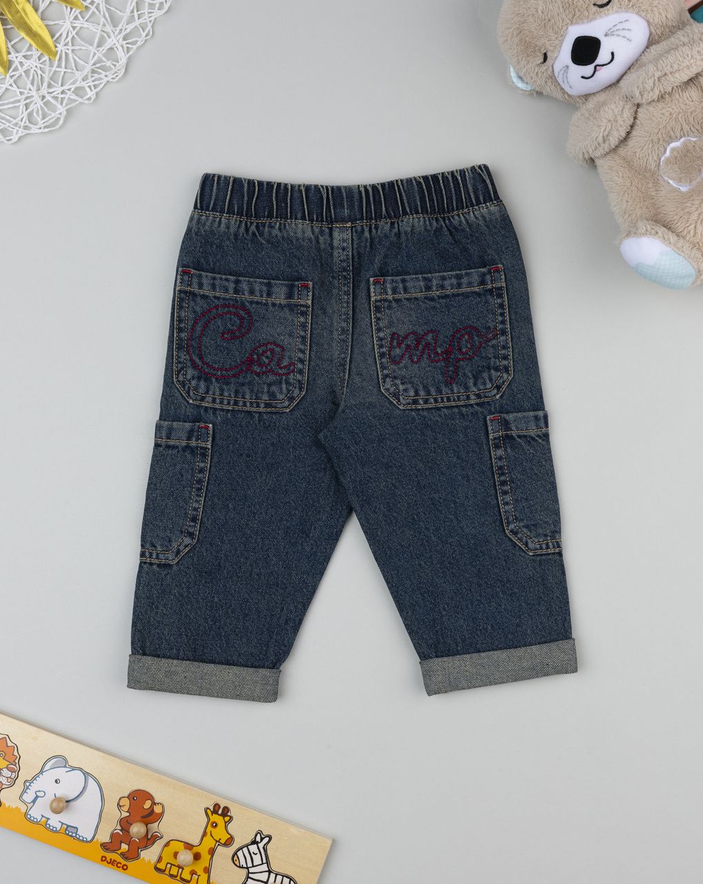 βρεφικό τζιν παντελόνι camp για αγόρι - Prénatal