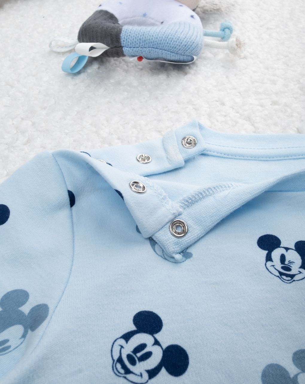 βρεφική πιτζάμα γαλάζια mickey για αγόρι - Prénatal