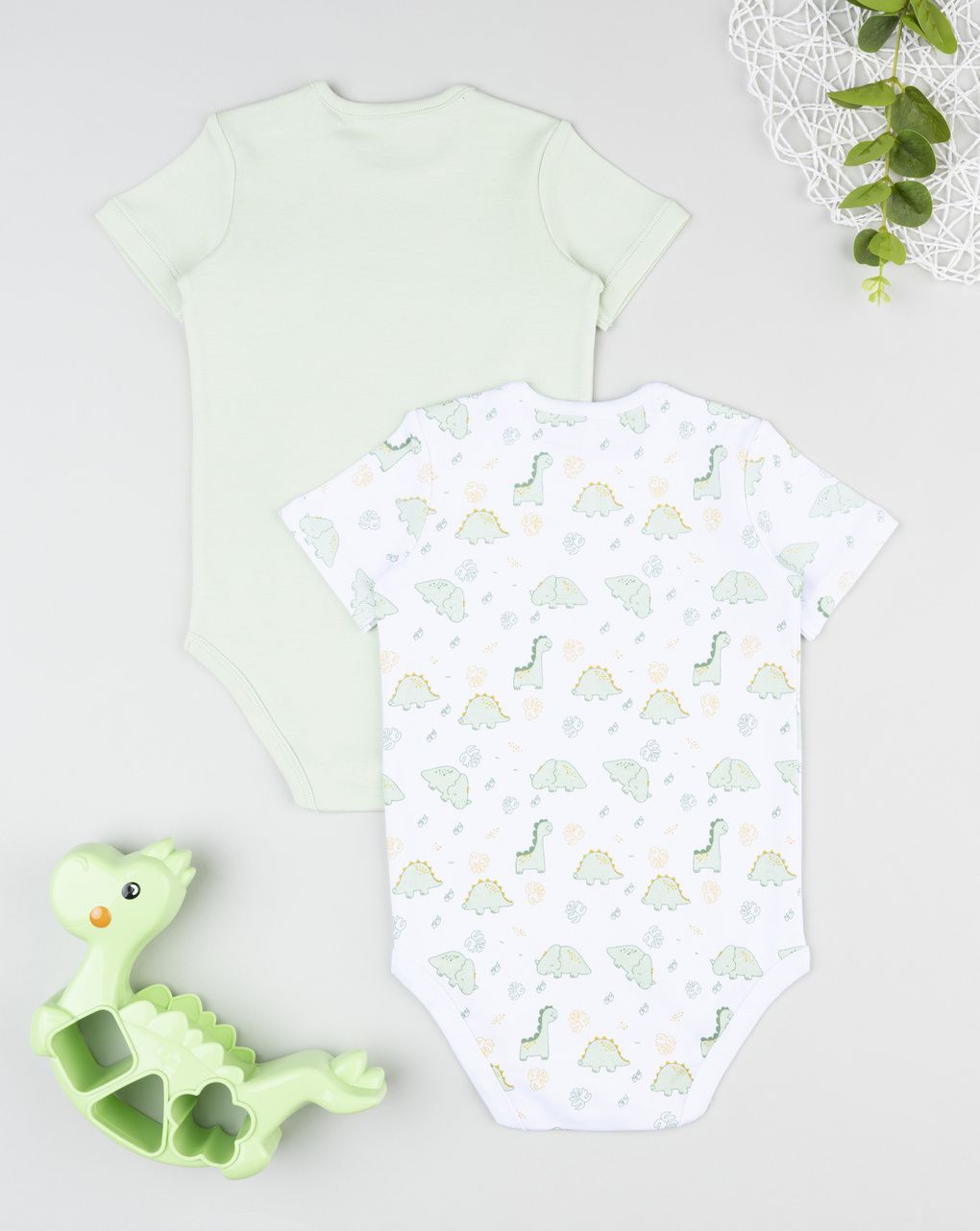 βρεφικά κορμάκια πακέτο x2 dino για αγόρι - Prénatal