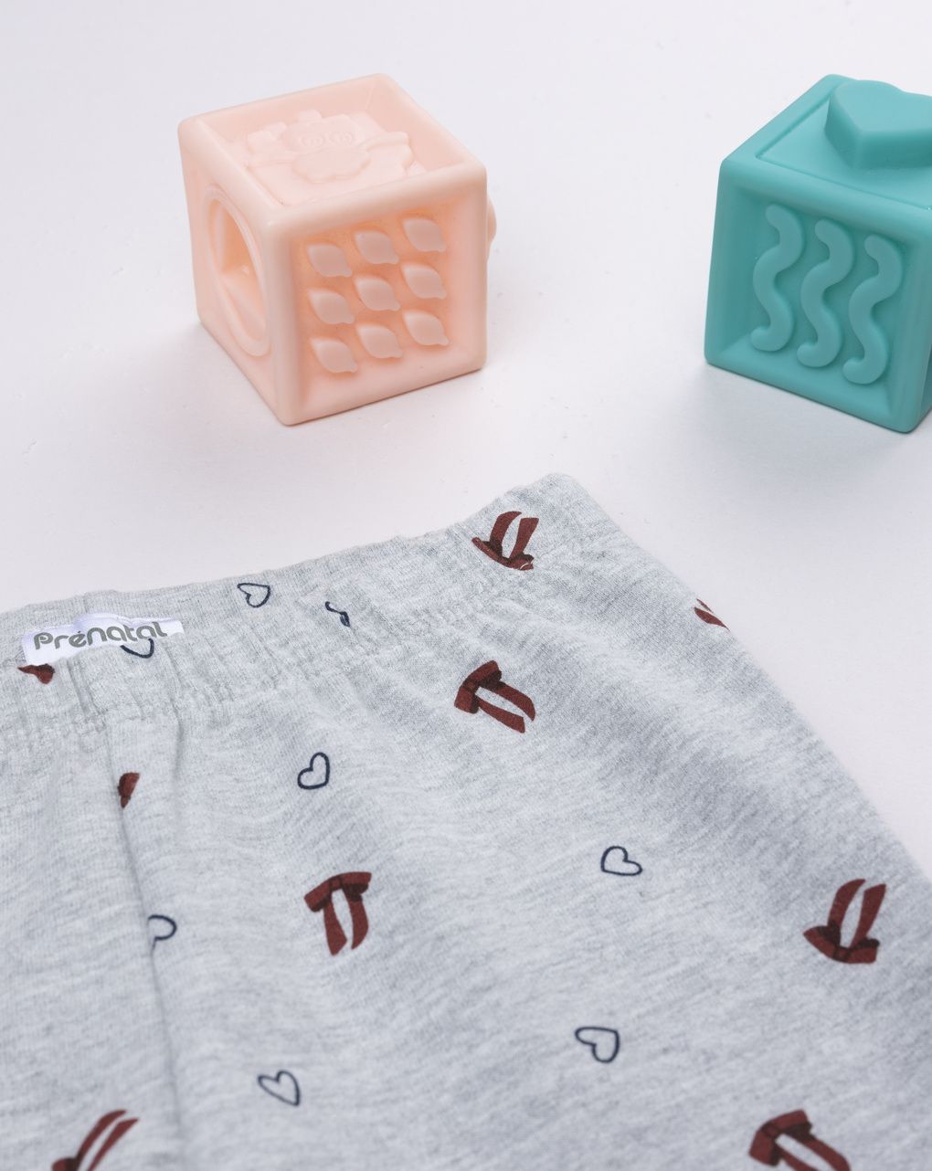 βρεφικό κολάν γκρι με φιογκάκια για κορίτσι - Prénatal