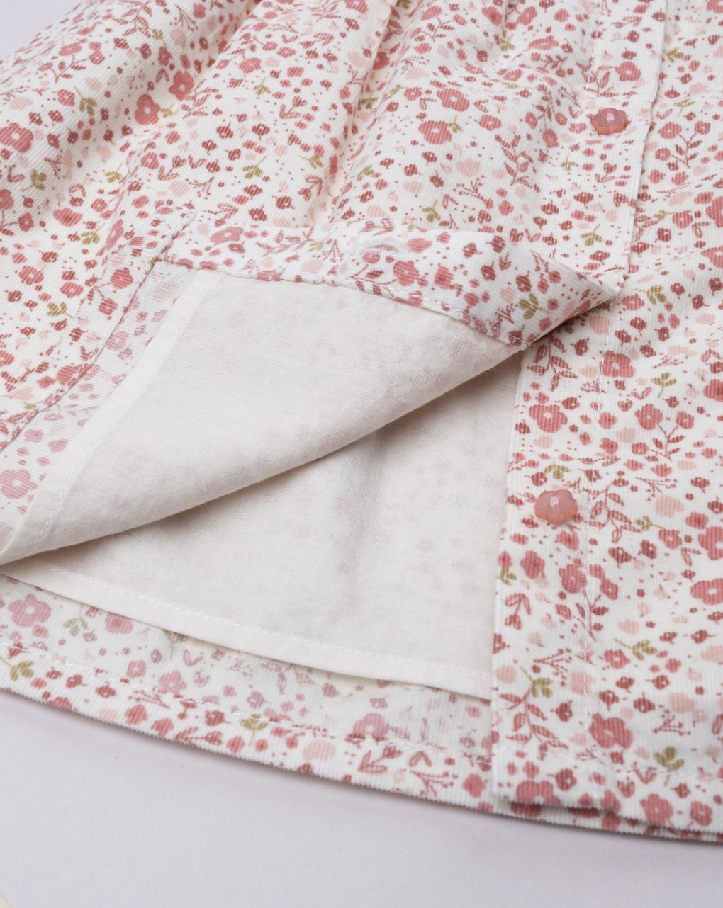 βρεφικό φόρεμα λευκό φλοράλ για κορίτσι - Prénatal