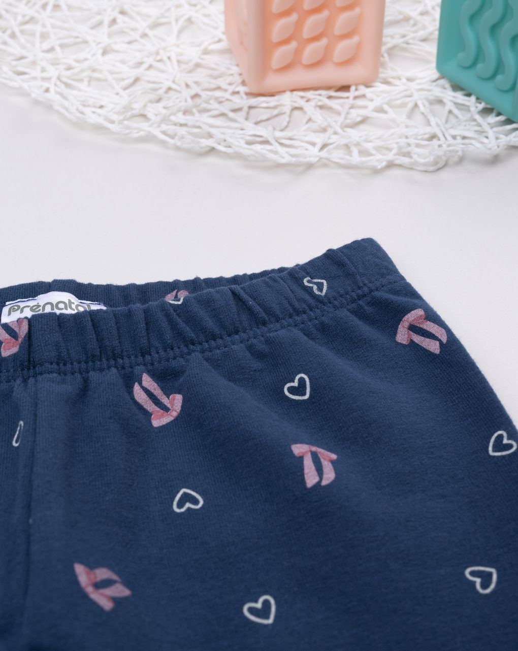 βρεφικό κολάν μπλε με φιογκάκια για κορίτσι - Prénatal