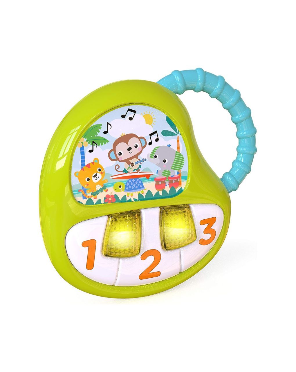 Bright starts tropikeys μουσικό παιχνίδι πιανάκι on-the-go 3m+ - Bright Starts