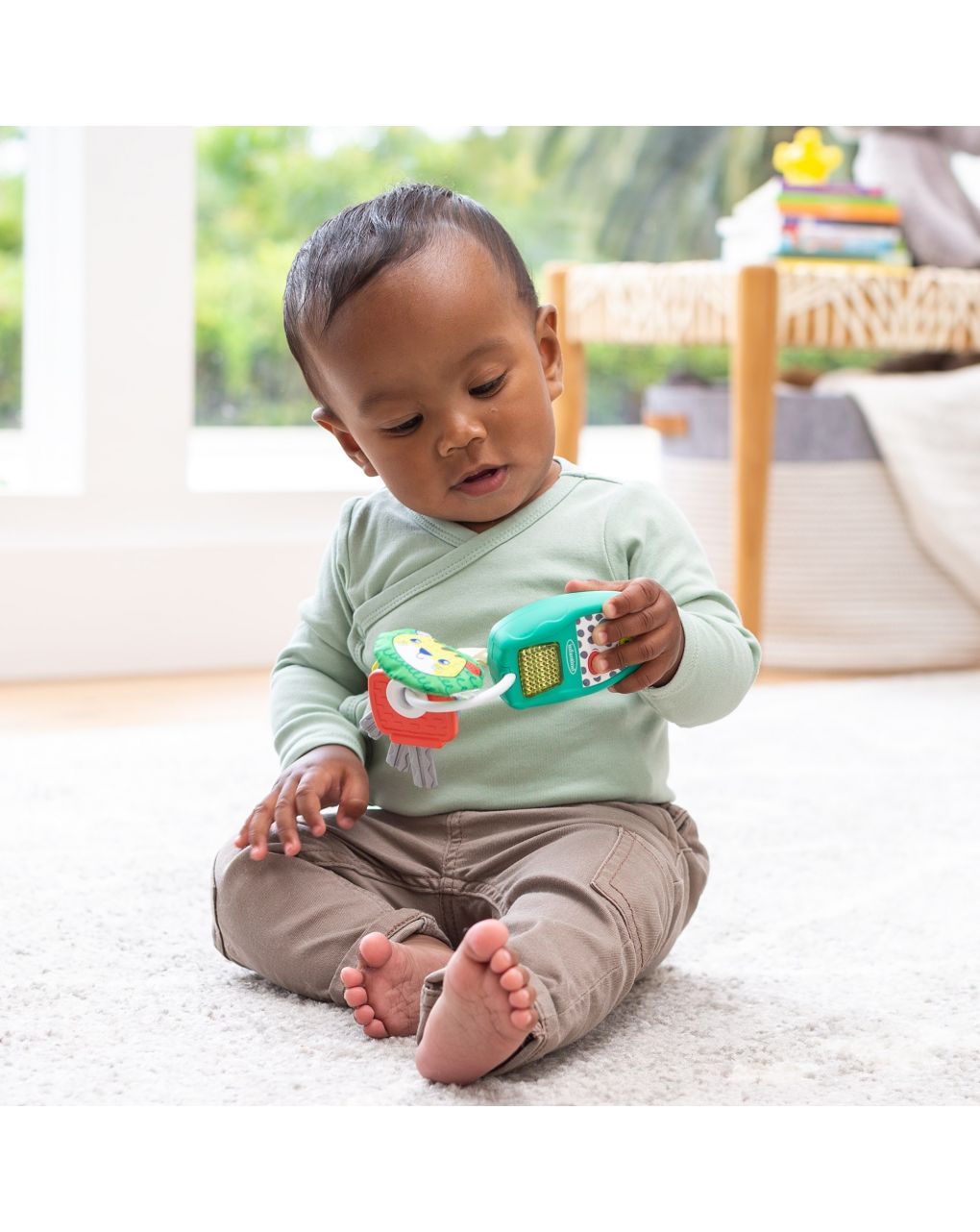 Infantino παιχνίδι δραστηριοτήτων lights & music busy key set b-312033-01 - INFANTINO