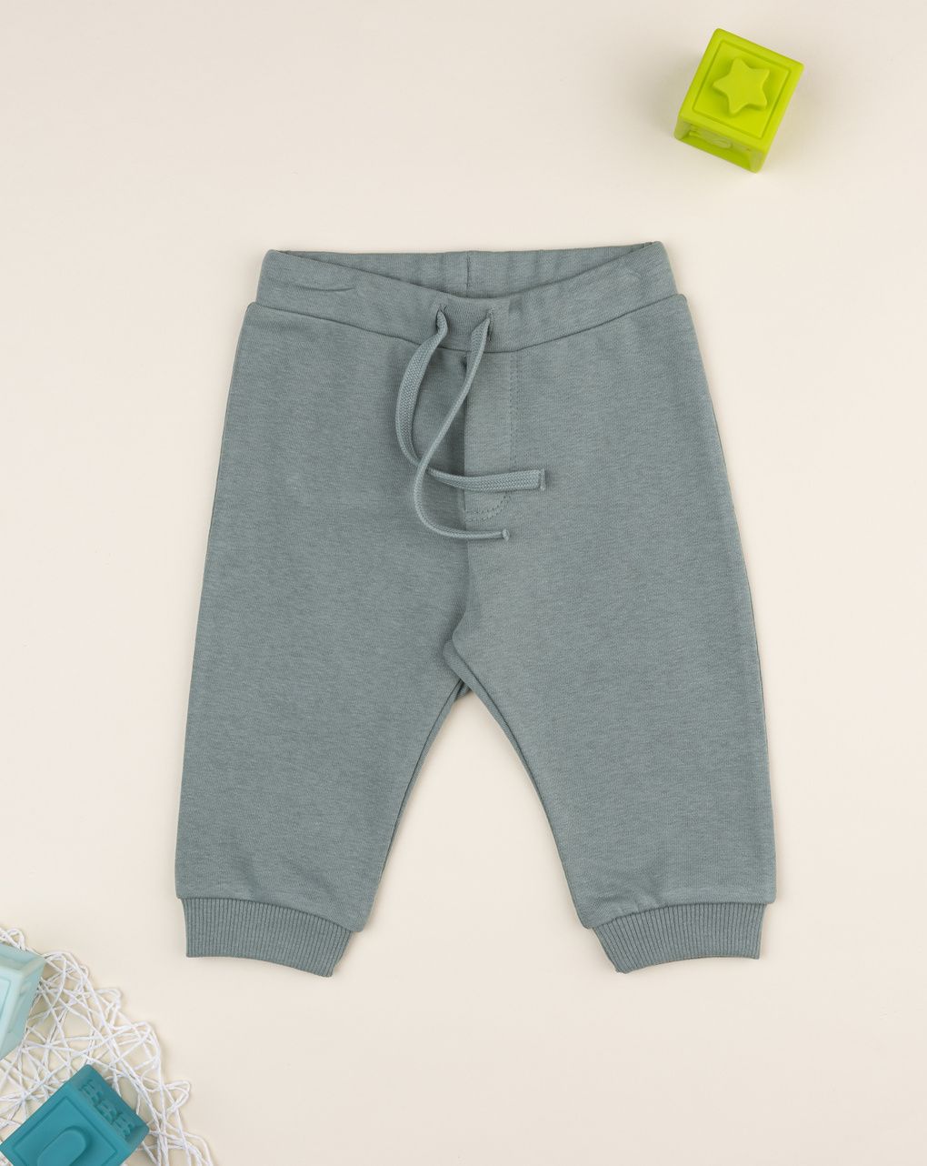 βρεφικό παντελόνι φόρμας λαδί για αγόρι - Prénatal