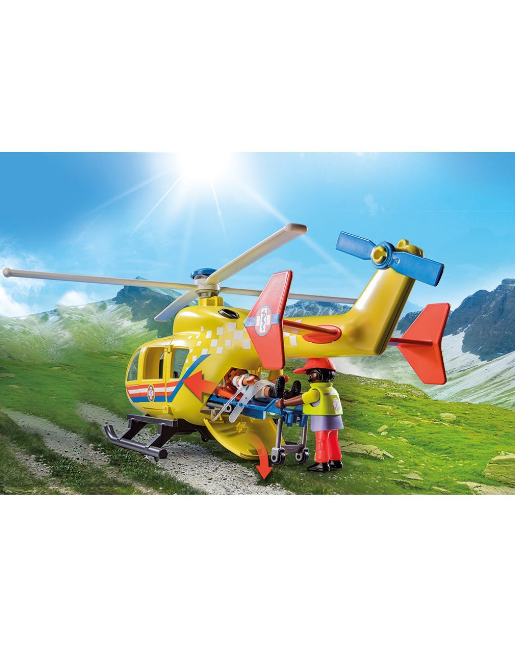 Playmobil city life ελικόπτερο πρώτων βοηθειών 71203 - Playmobil, Playmobil City Life