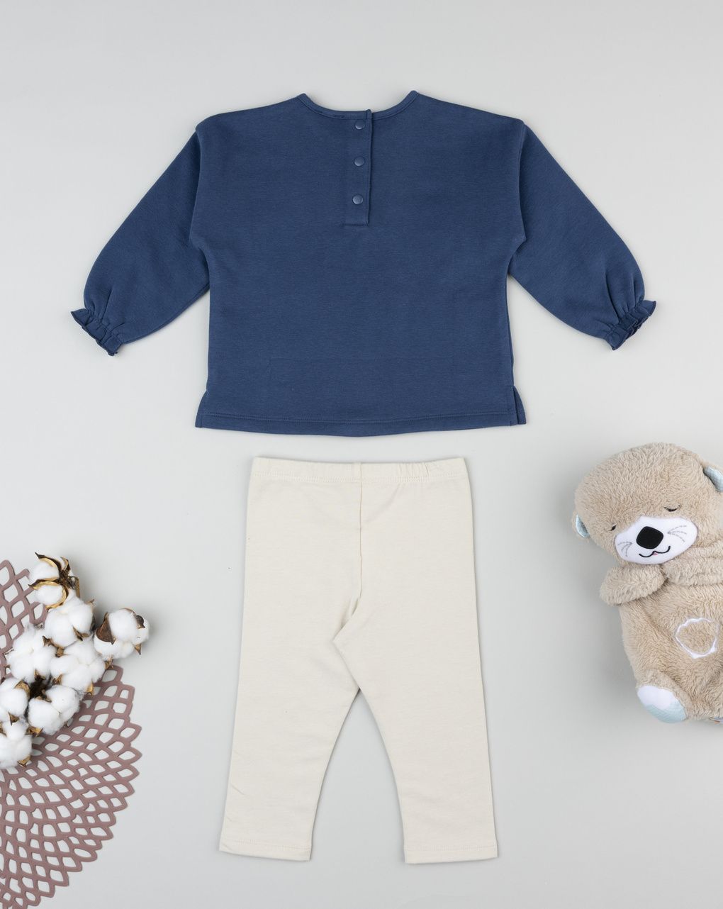 βρεφικό σετ μπλούζα φούτερ και κολάν dog για κορίτσι - Prénatal