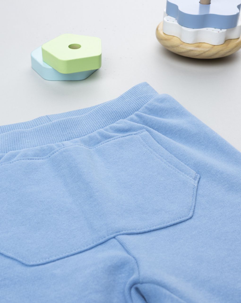 βρεφικό παντελόνι φόρμας γαλάζιο little friends για αγόρι - Prénatal