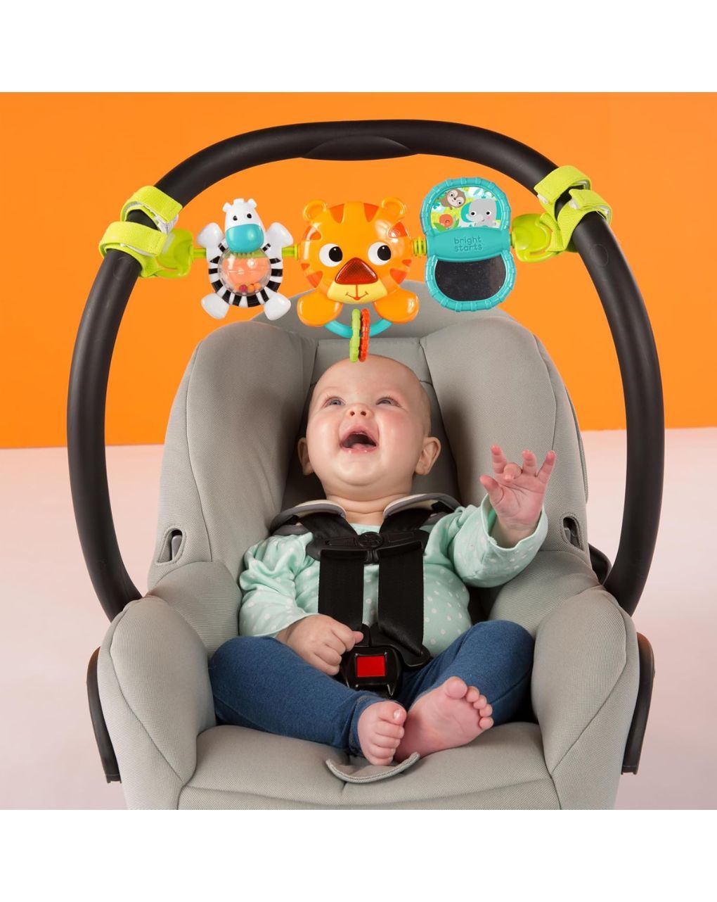 Bright starts μπάρα παιχνιδιών για κάθισμα αυτοκινήτου & καρότσι take along 0m+ - Bright Starts