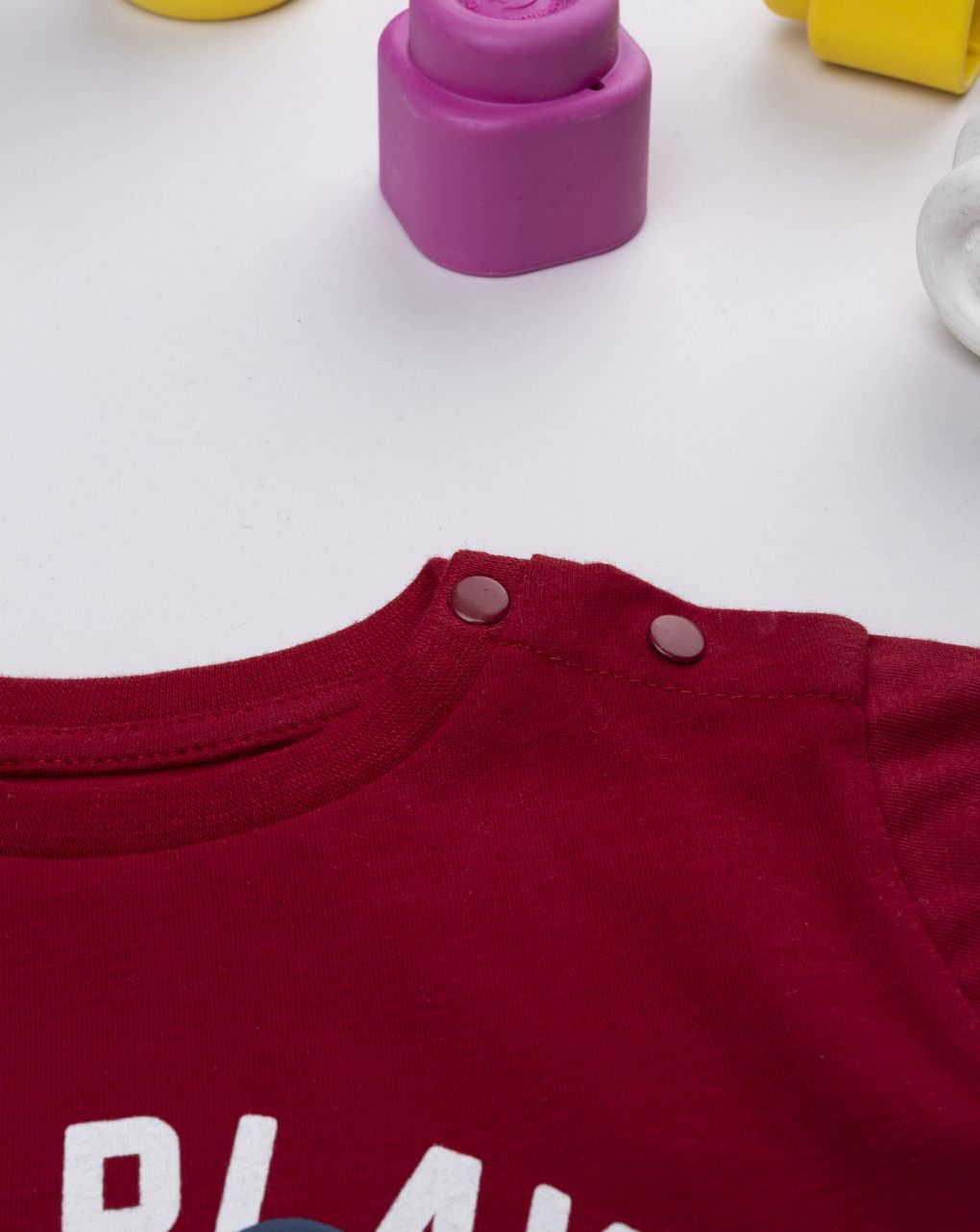 βρεφική μπλούζα κόκκινη good player για αγόρι - Prénatal