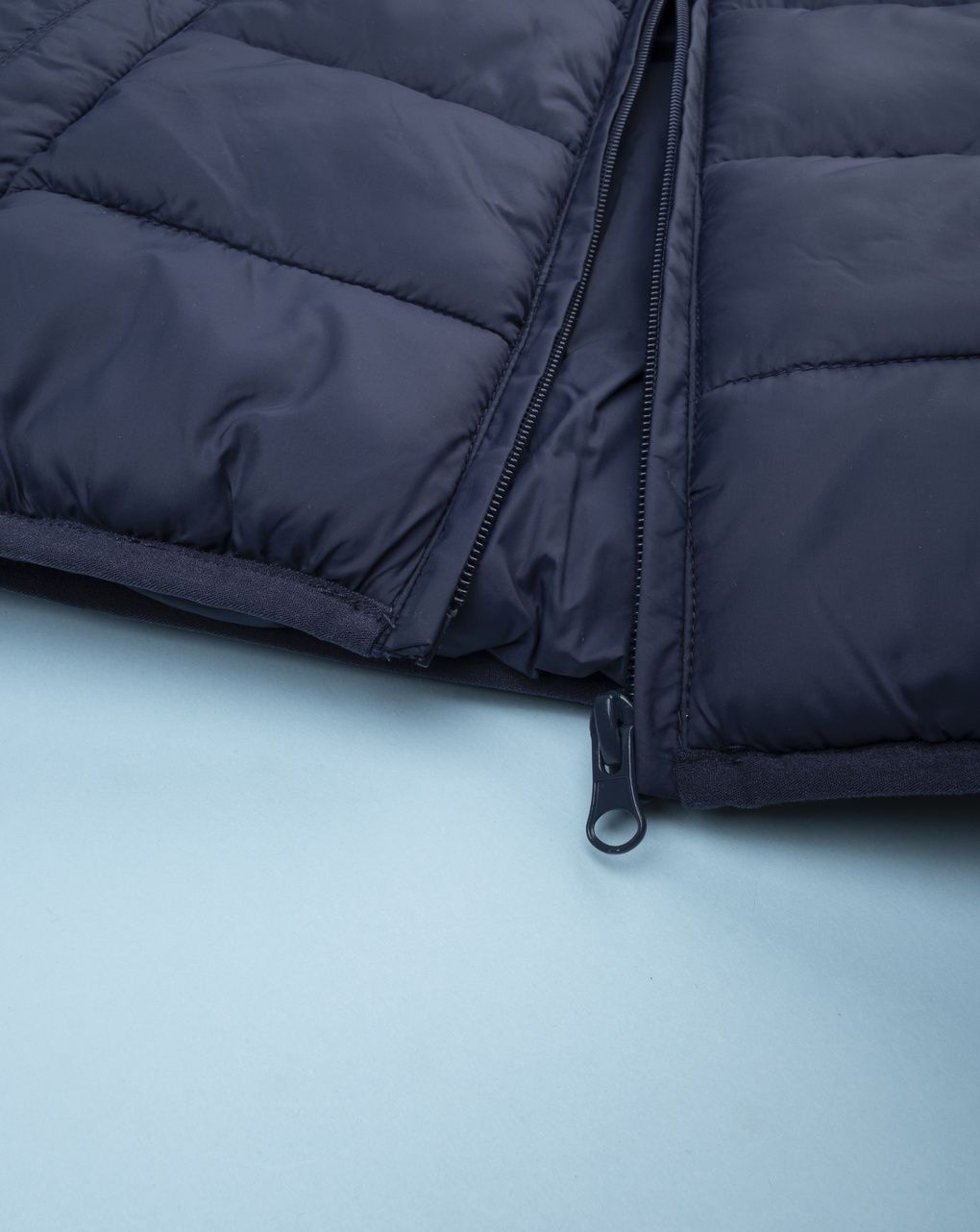 παιδικό αμάνικο μπουφάν puffer μπλε dino για αγόρι - Prénatal