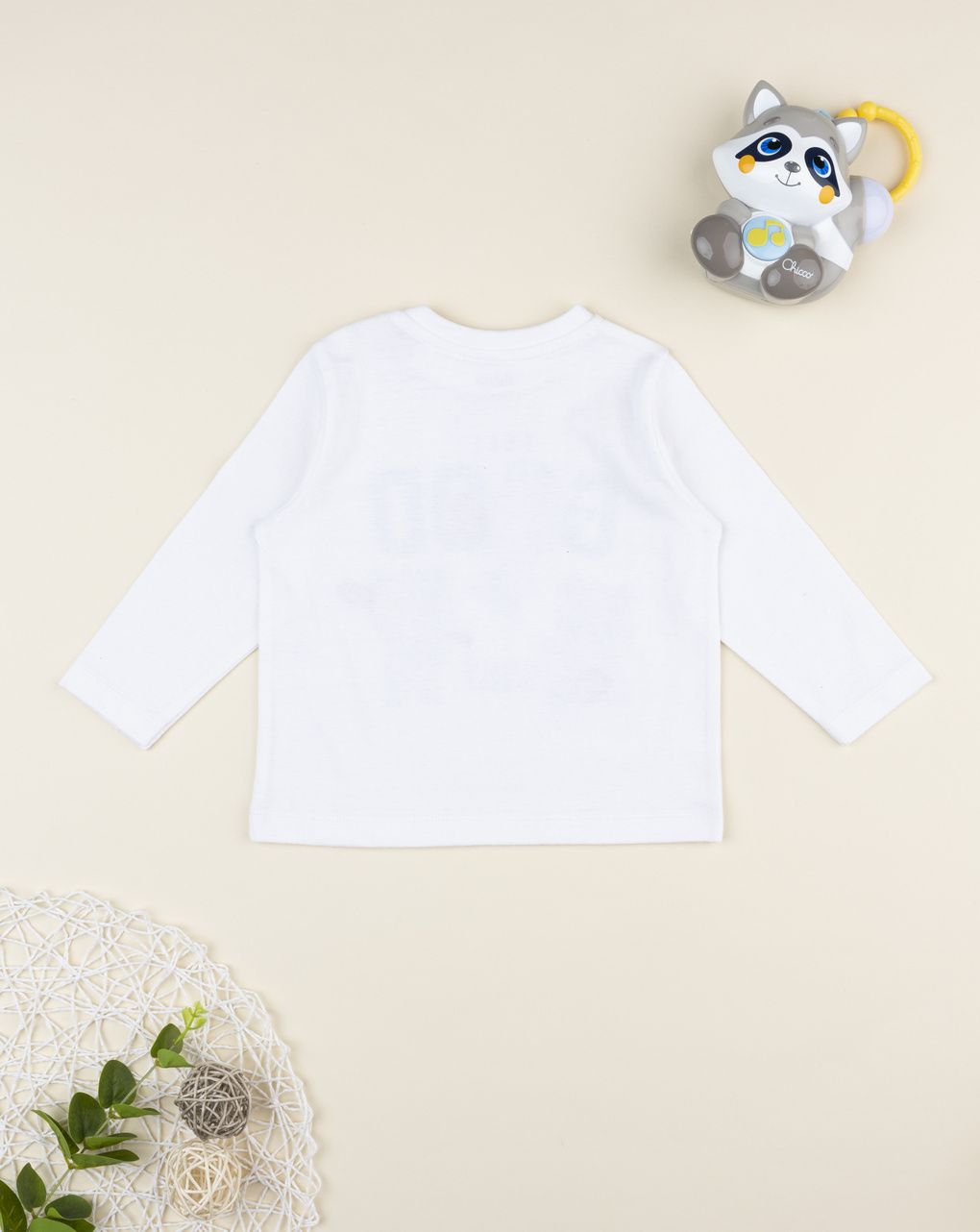 βρεφική μπλούζα λευκή athletic friends για αγόρι - Prénatal