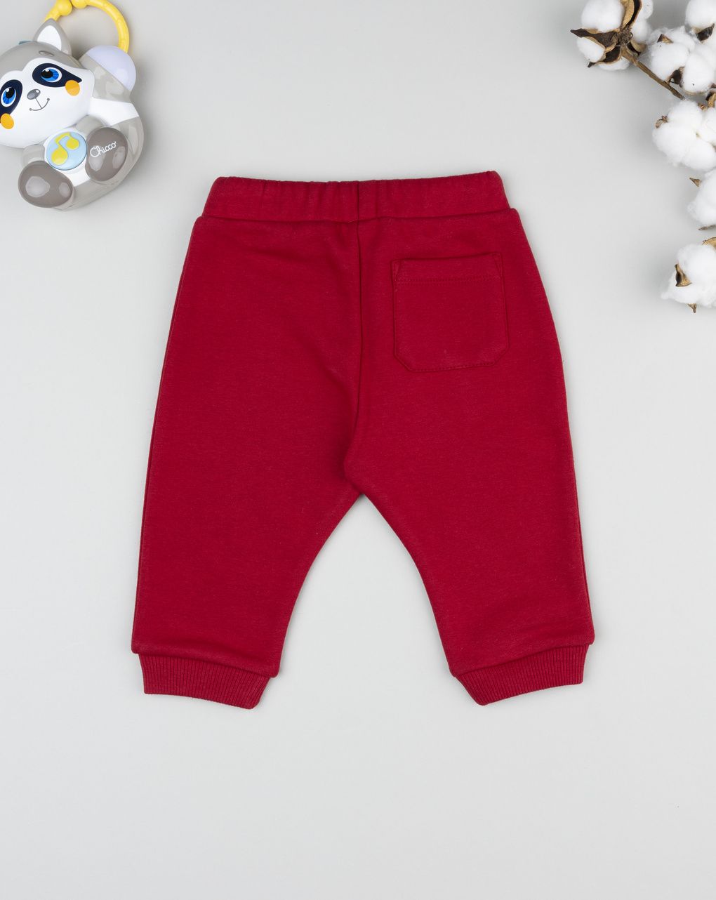 βρεφικό παντελόνι φόρμας κόκκινο good player για αγόρι - Prénatal