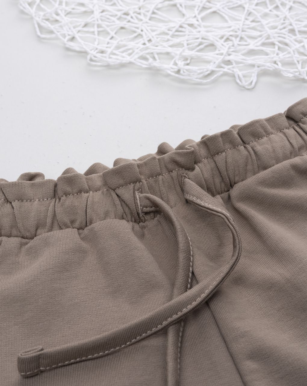 βρεφικό παντελόνι φούτερ καφέ με καρδούλα για κορίτσι - Prénatal