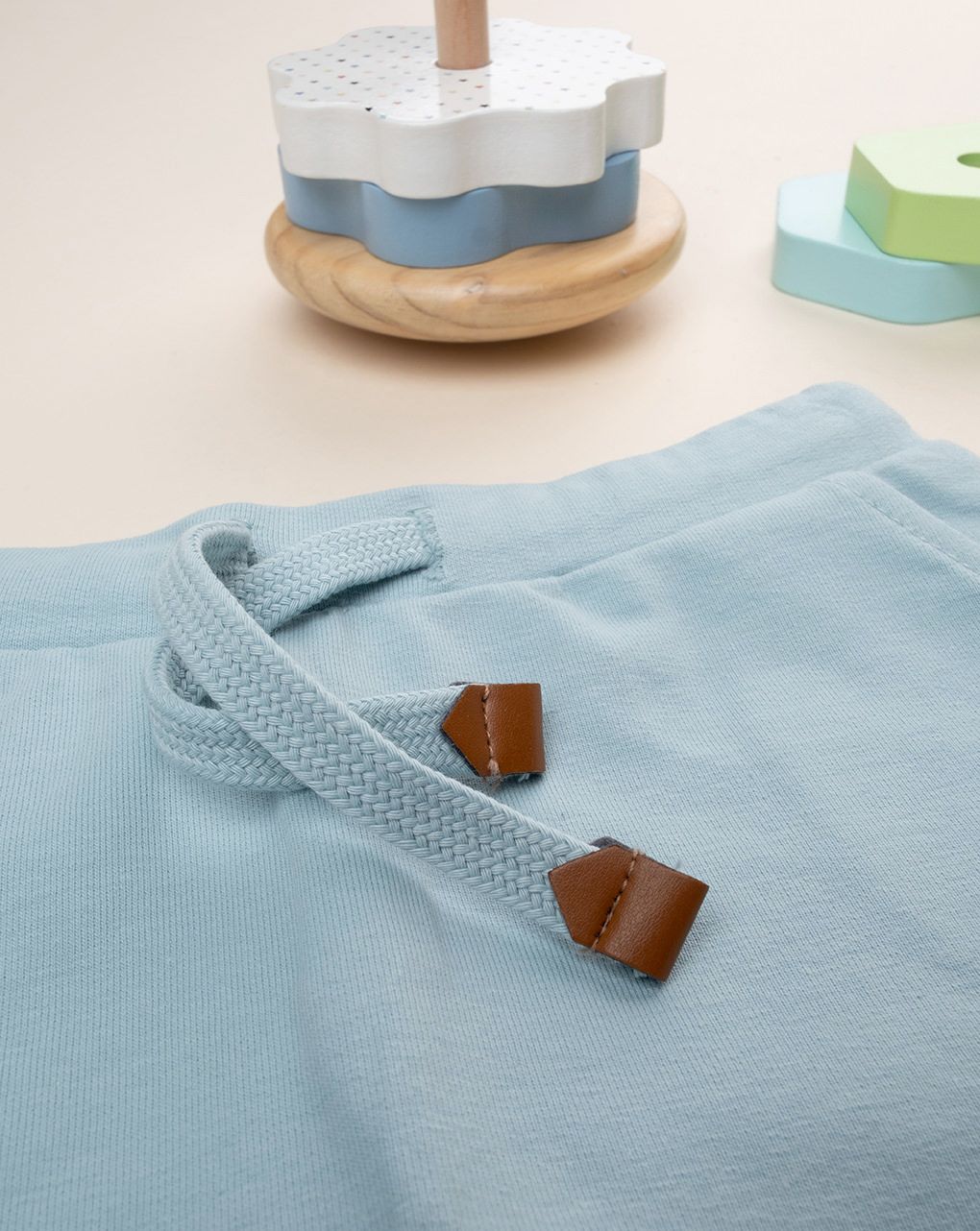 βρεφικό παντελόνι φόρμας βεραμάν με αρκουδάκι για αγόρι - Prénatal