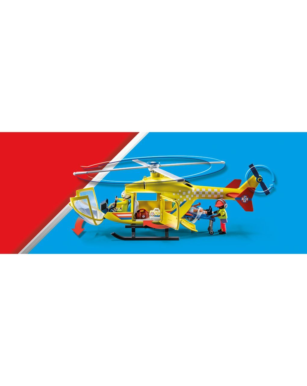 Playmobil city life ελικόπτερο πρώτων βοηθειών 71203 - Playmobil, Playmobil City Life