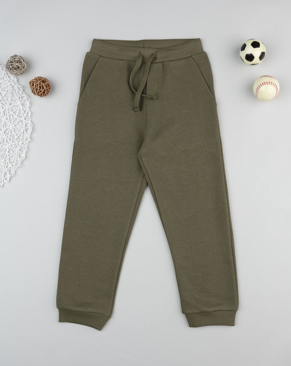 παιδικό παντελόνι φόρμας χακί για αγόρι