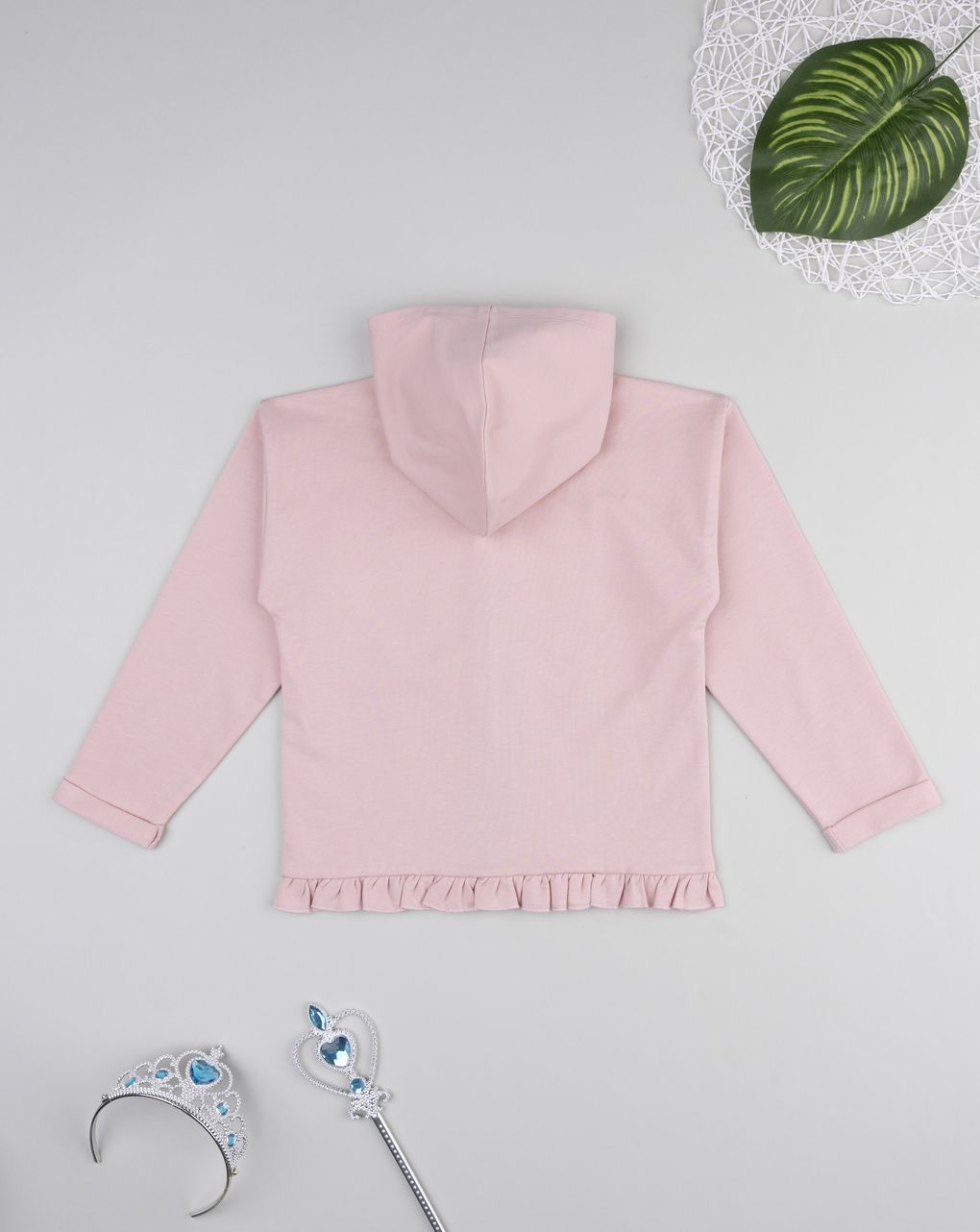 παιδική ζακέτα φούτερ ροζ με μονόκερο για κορίτσι - Prénatal