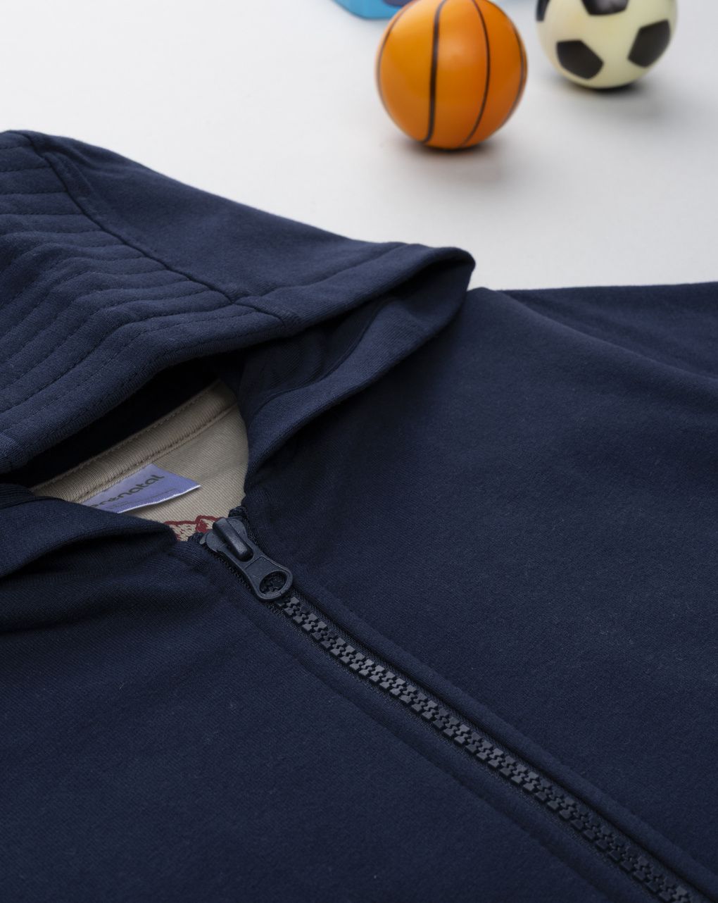 παιδική ζακέτα φούτερ μπλε mountain για αγόρι - Prénatal