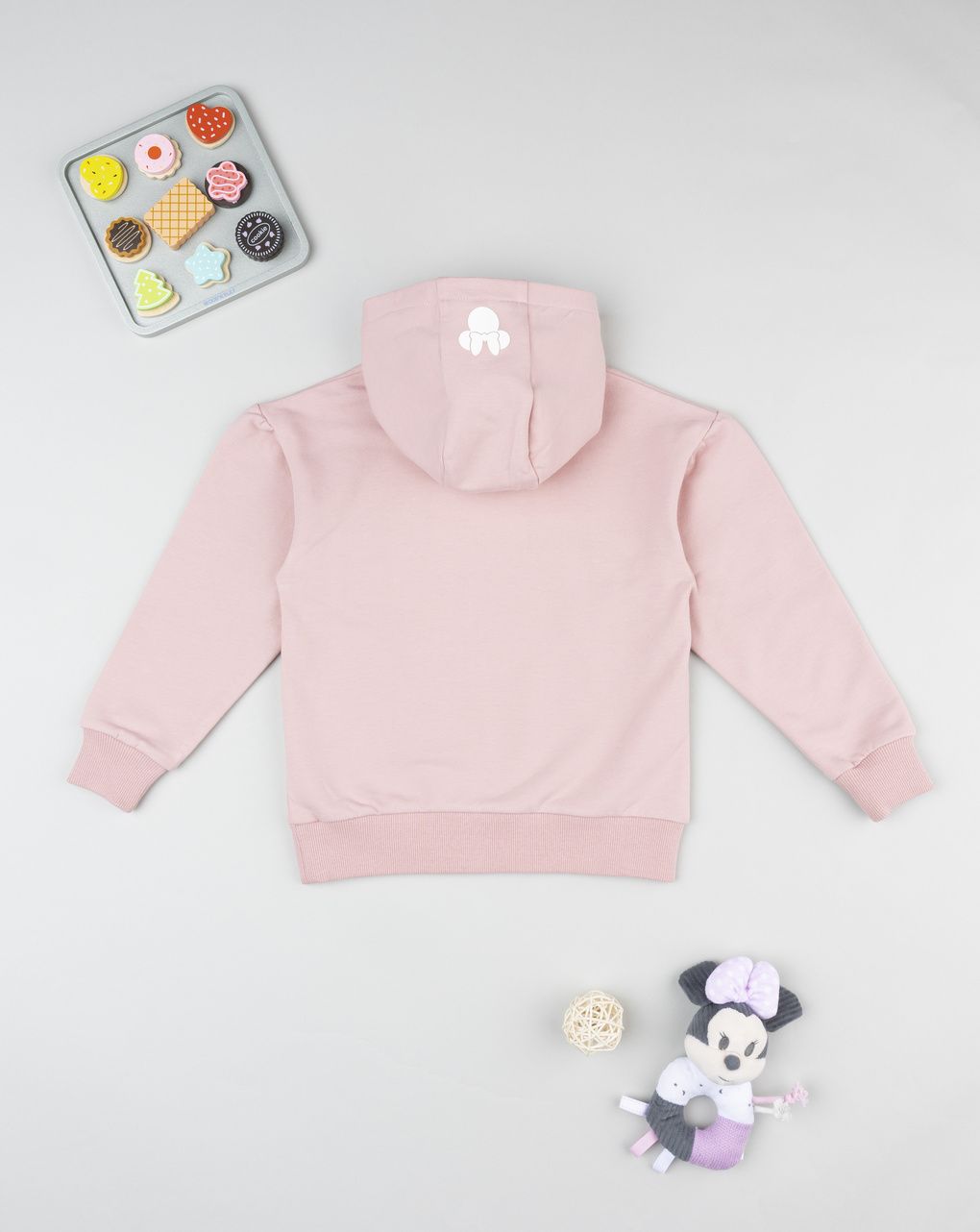 παιδική μπλούζα φούτερ ροζ minnie για κορίτσι - Prénatal