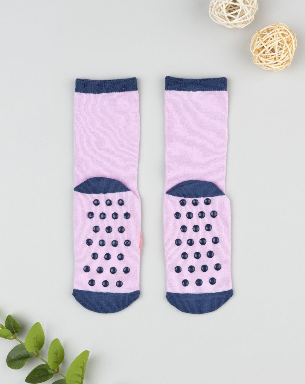 παιδικές αντιολισθητικές κάλτσες με καρδούλα για κορίτσι - Prénatal