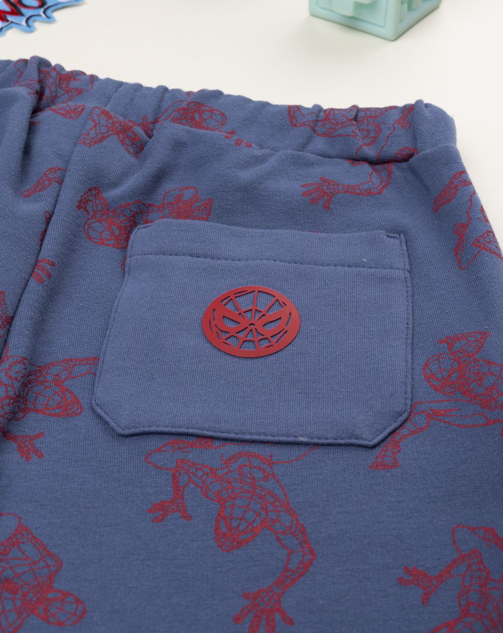 παιδικό παντελόνι φόρμας μπλε spiderman για αγόρι - Prénatal