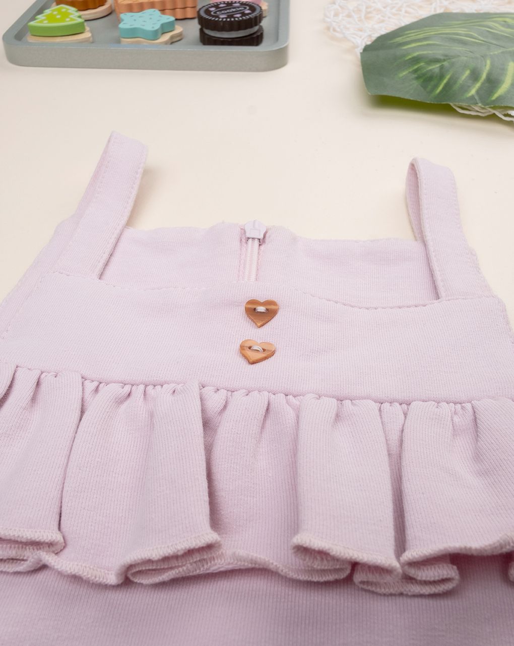 βρεφική σαλοπέτα ροζ happiness mood για κορίτσι - Prénatal