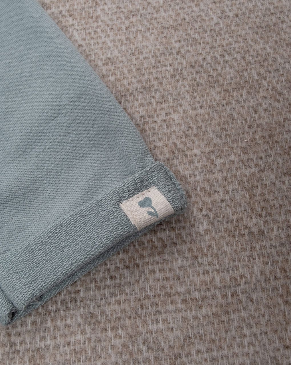 βρεφικό παντελόνι φόρμας πράσινο με λουλούδι για κορίτσι - Prénatal