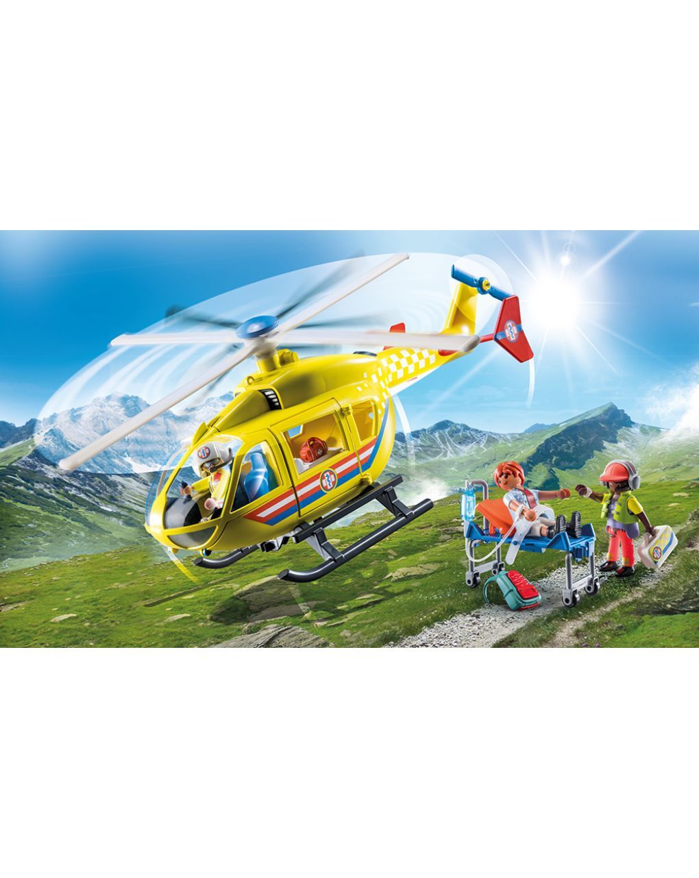 Playmobil city life ελικόπτερο πρώτων βοηθειών 71203 - Playmobil, Playmobil City Life