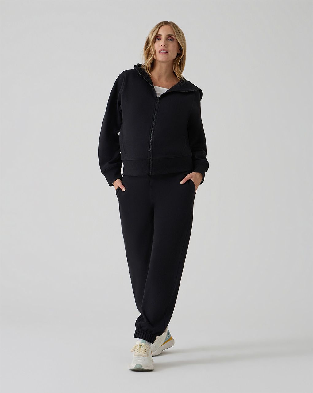 γυναικείο παντελόνι φόρμας εγκυμοσύνης μαύρο