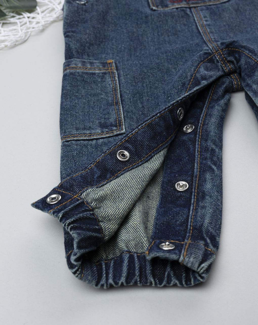 βρεφική τζιν σαλοπέτα be nice για αγόρι - Prénatal