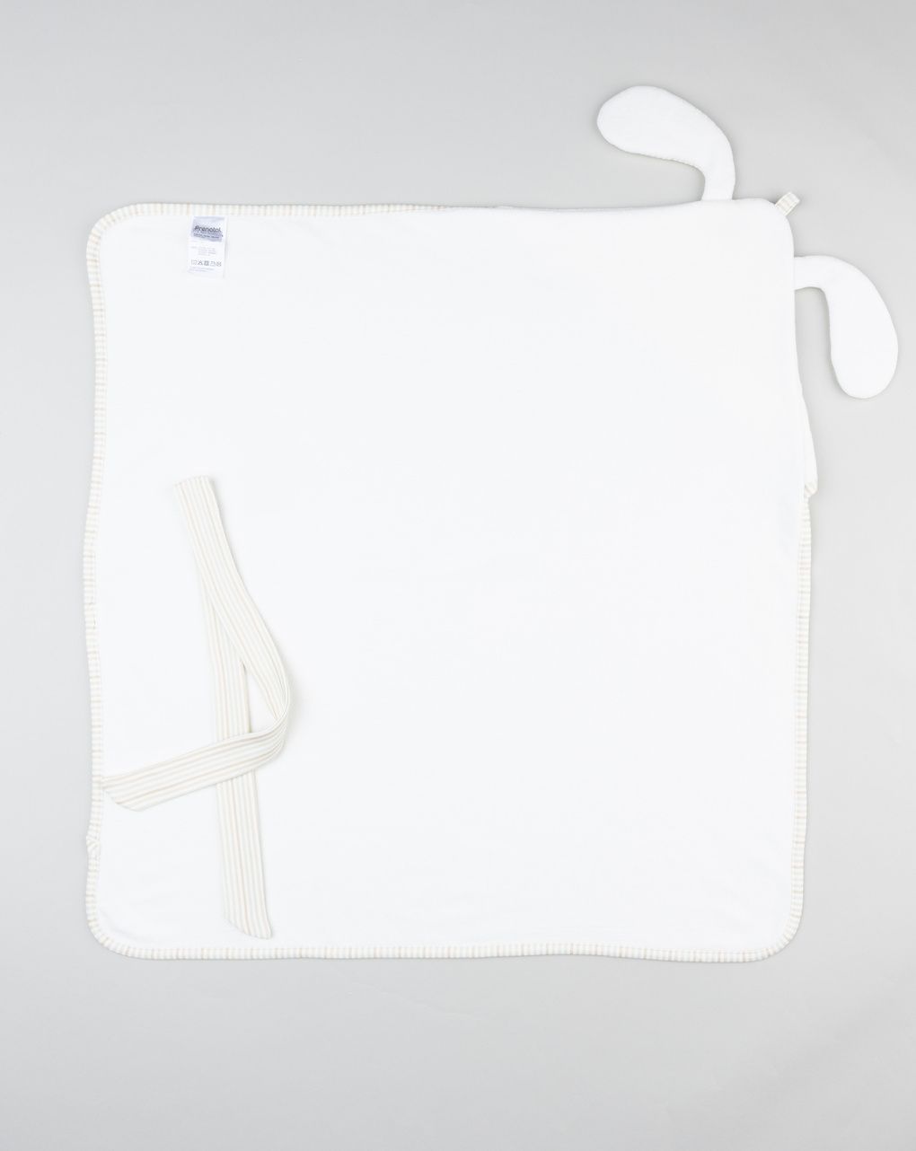 βρεφική κάπα λευκή με λαγουδάκι για αγόρι - Prénatal