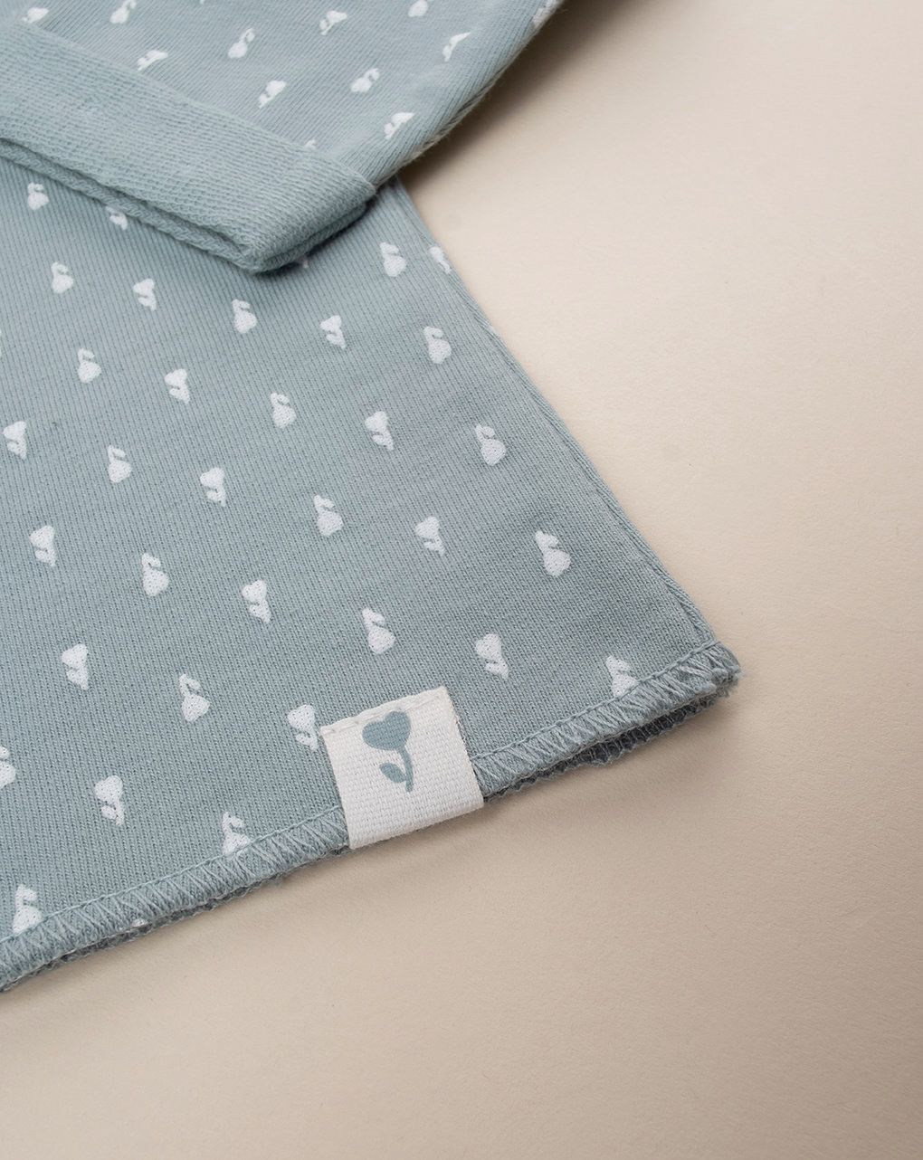 βρεφική ζακέτα πράσινη με λουλούδια για κορίτσι - Prénatal