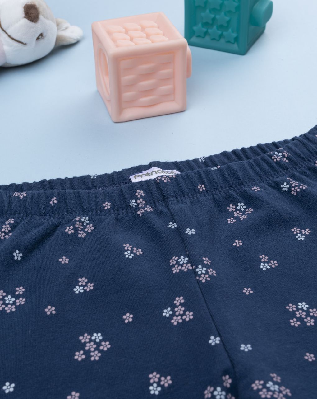 παιδικό κολάν μπλε φλοράλ για κορίτσι - Prénatal