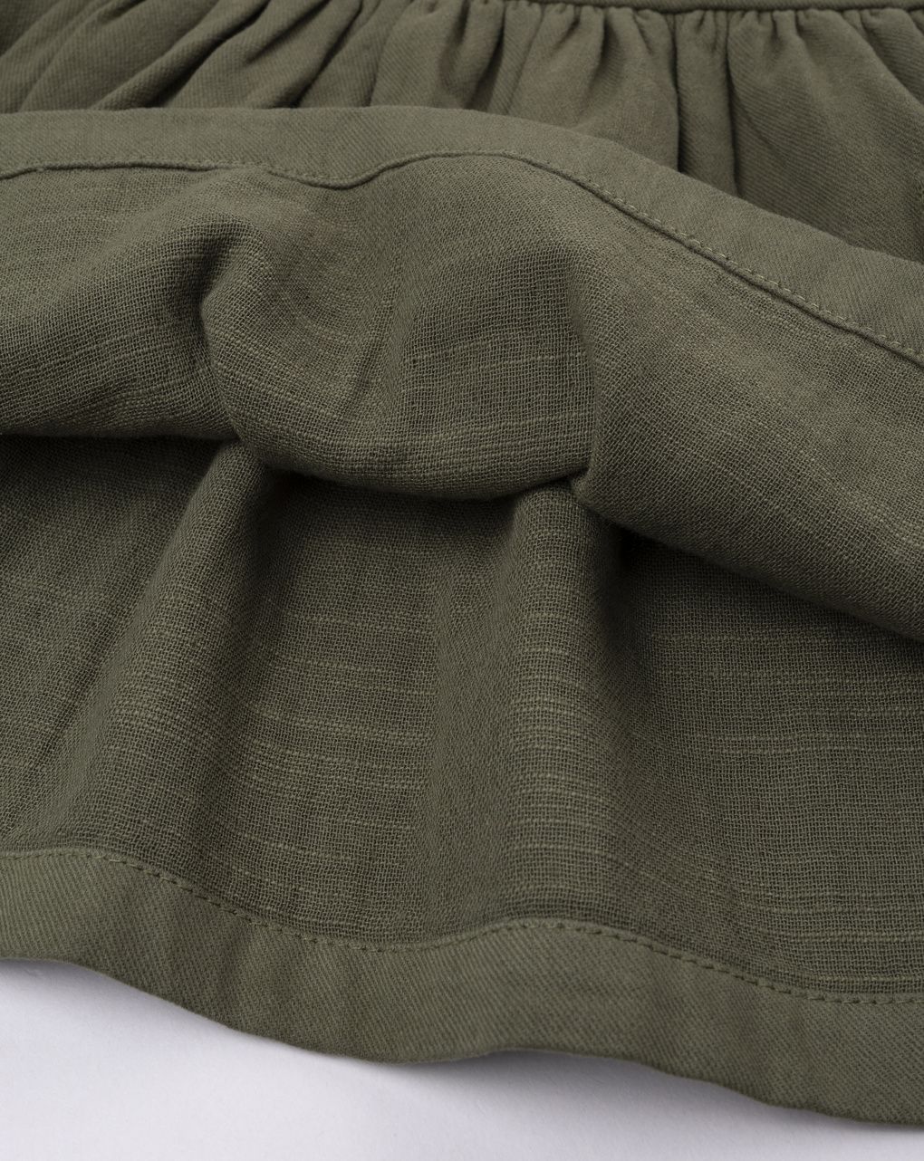 βρεφικό φόρεμα σαλοπέτα twill κυπαρισσί wood για κορίτσι - Prénatal