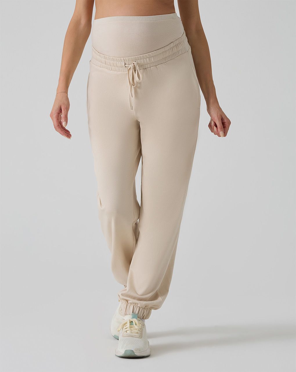 γυναικείο παντελόνι φόρμας εγκυμοσύνης κρεμ - Prénatal