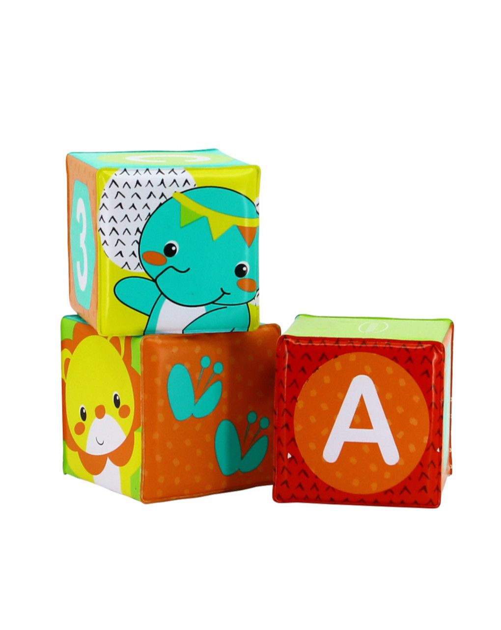 Infantino παιχνίδι μπάνιου blocks με χρώματα και αριθμούς 3τμχ 305167 - INFANTINO