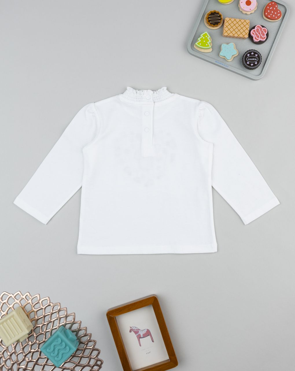 βρεφική μπλούζα λευκή minnie για κορίτσι - Prénatal