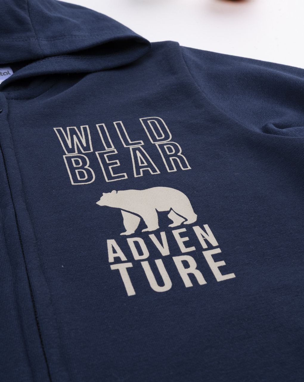 παιδική ζακέτα φούτερ μπλε bear για αγόρι - Prénatal