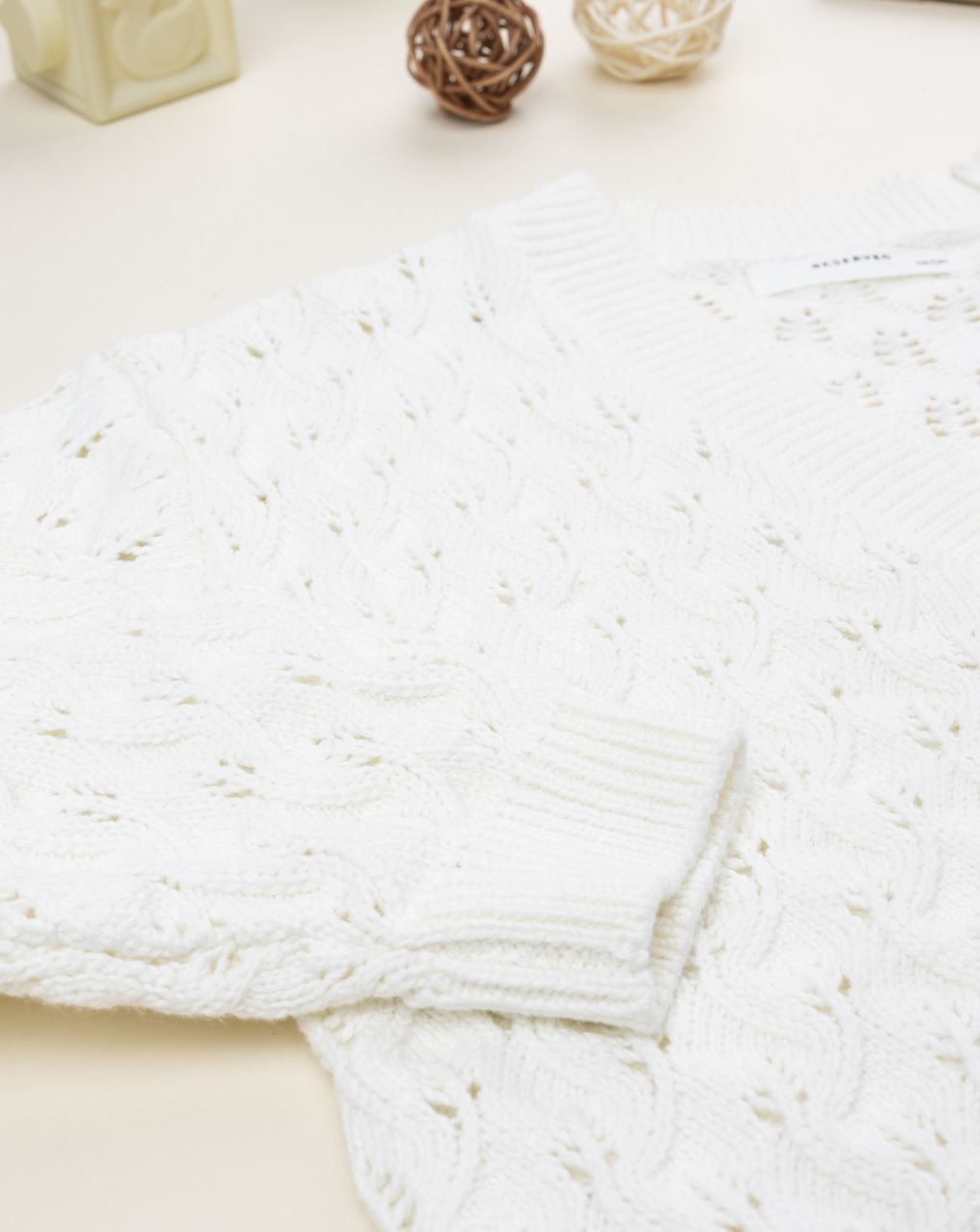 παιδική ζακέτα πλεκτή wood για κορίτσι - Prénatal