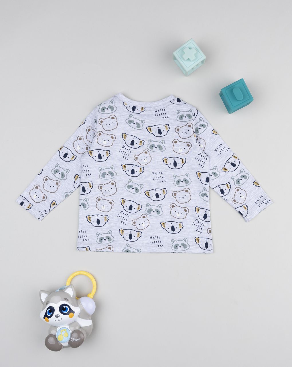 βρεφική μπλούζα γκρι little one για αγόρι - Prénatal
