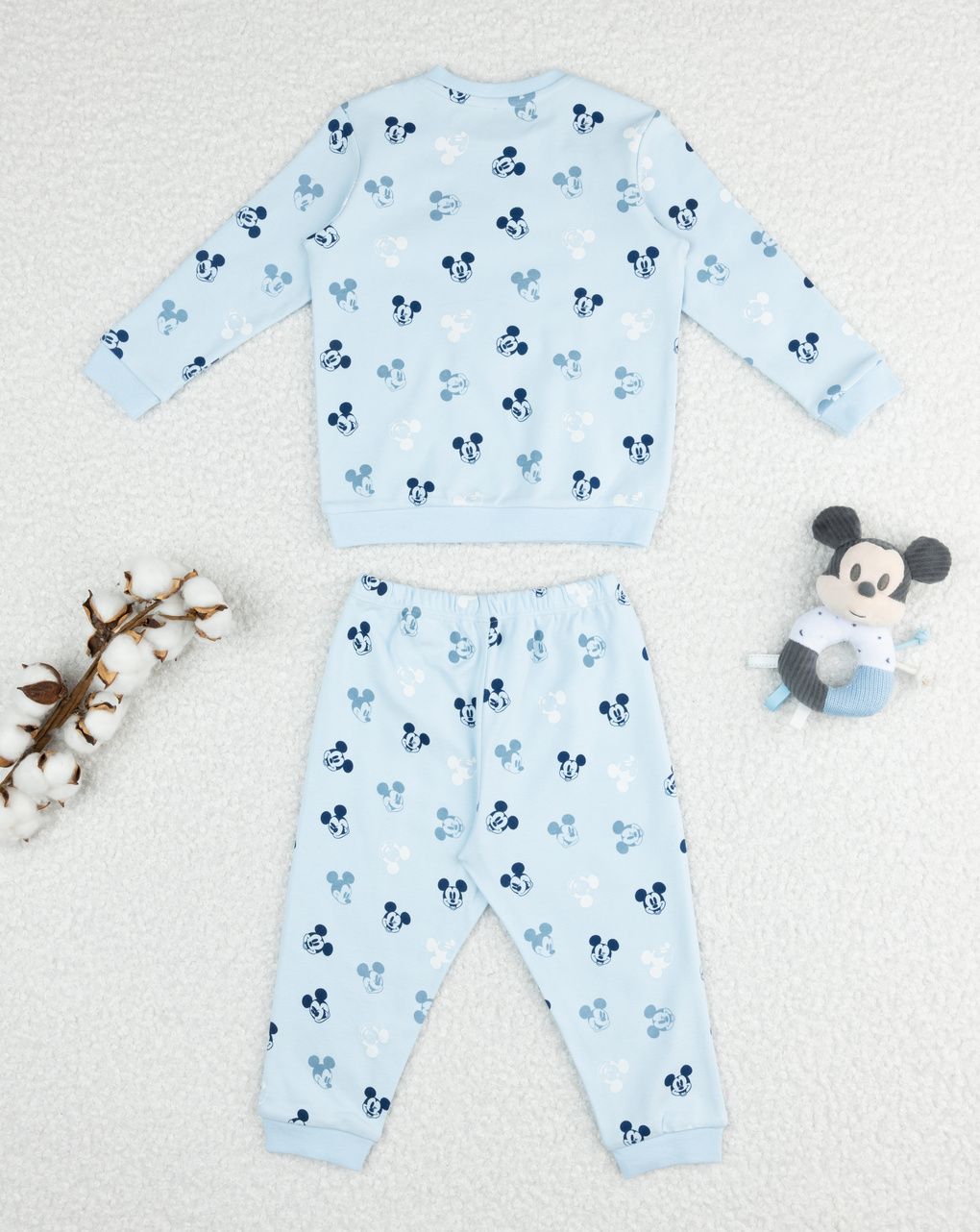 βρεφική πιτζάμα γαλάζια mickey για αγόρι - Prénatal