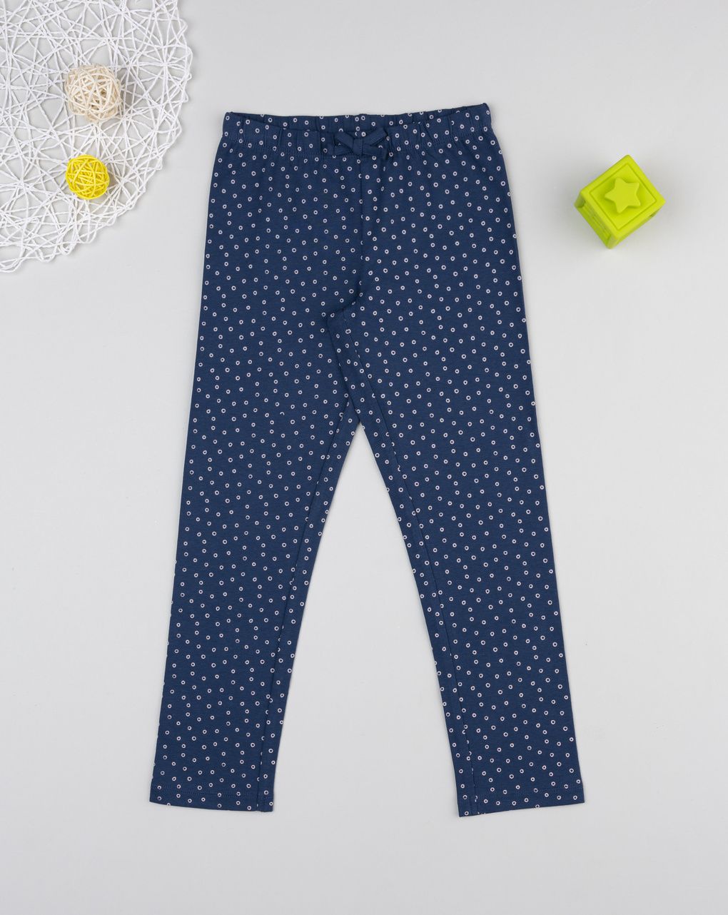 παιδικό κολάν μπλε φλοράλ για κορίτσι