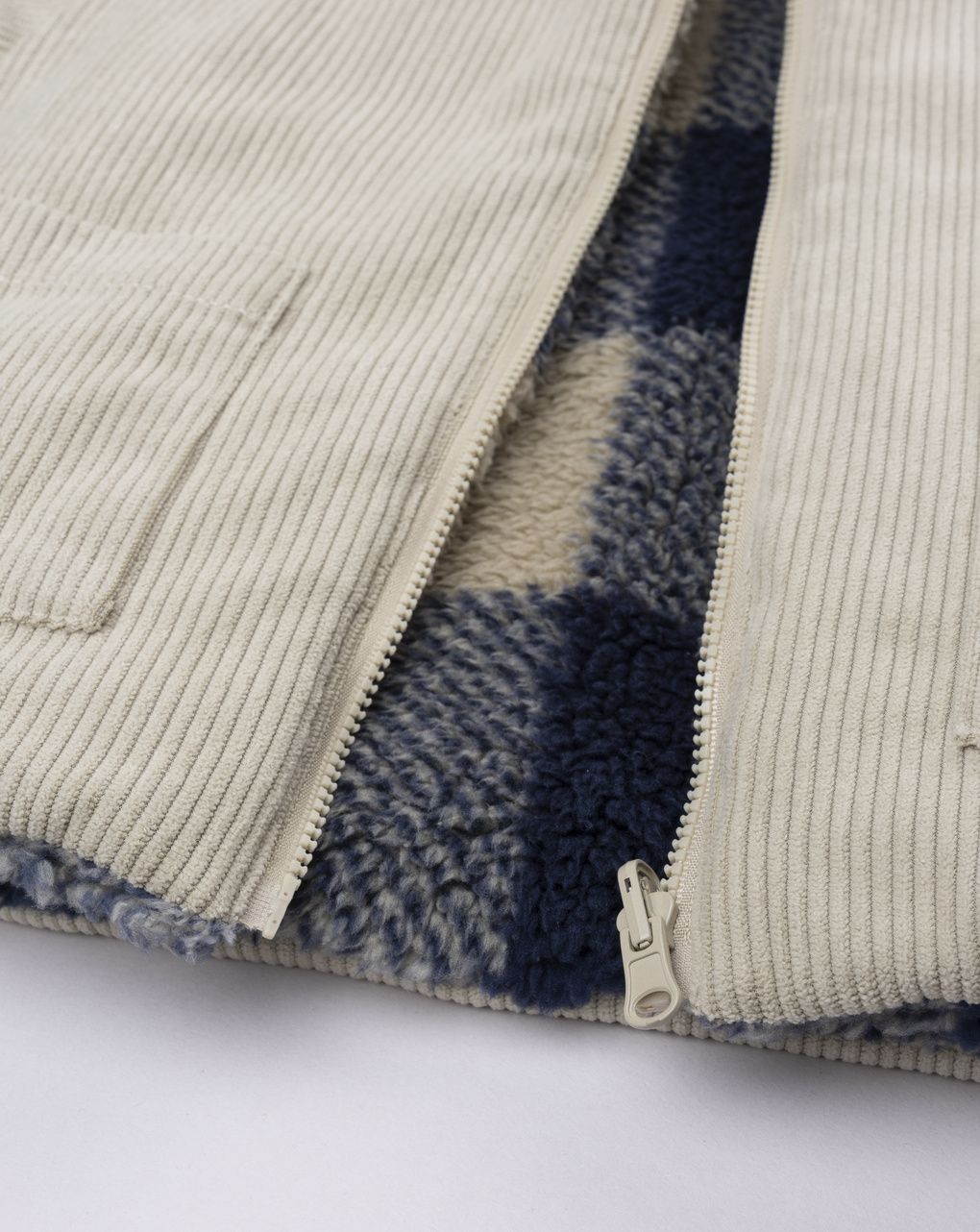 βρεφικό μπουφάν μπεζ/καρό για αγόρι - Prénatal