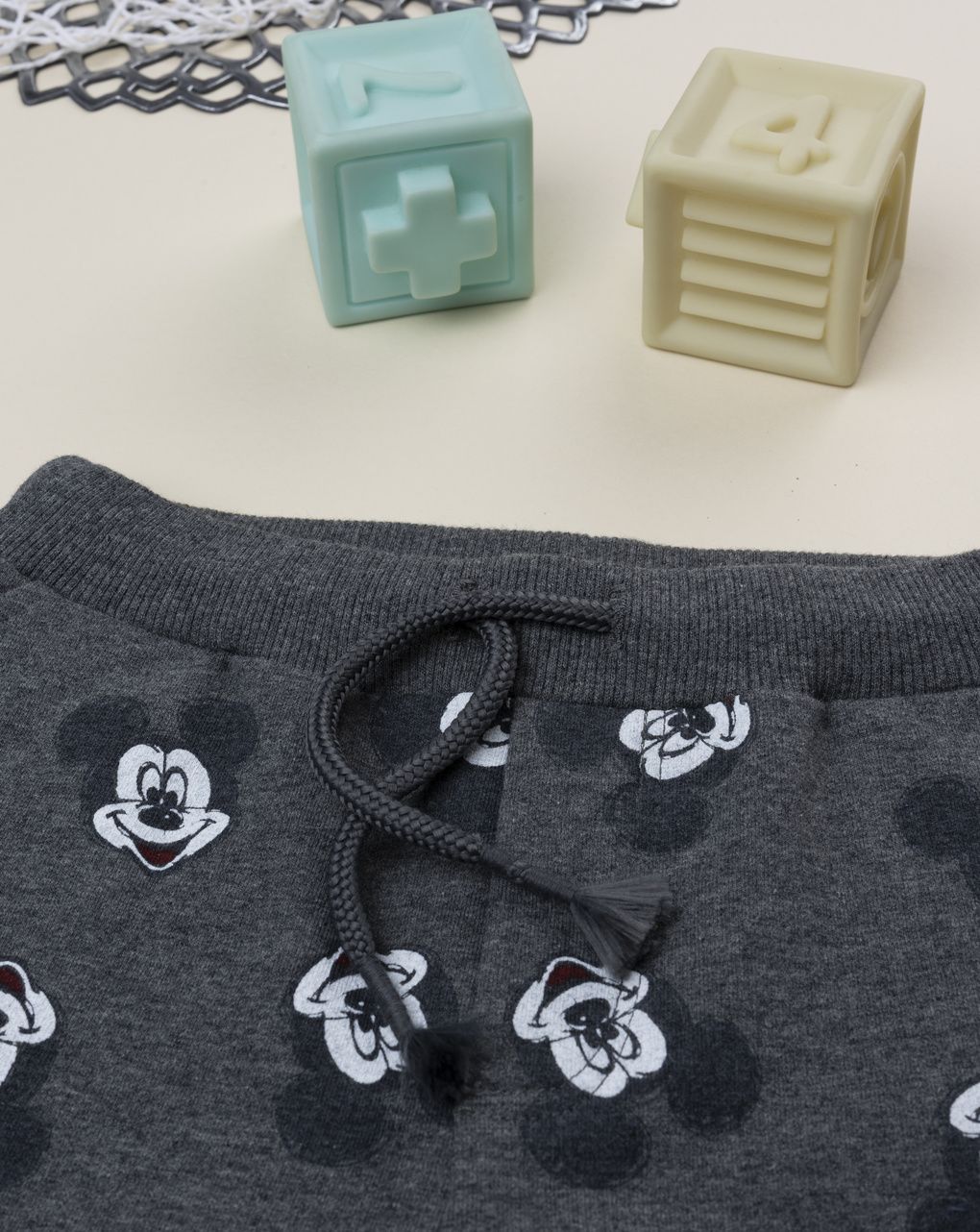 βρεφικό παντελόνι φόρμας γκρι mickey για αγόρι - Prénatal