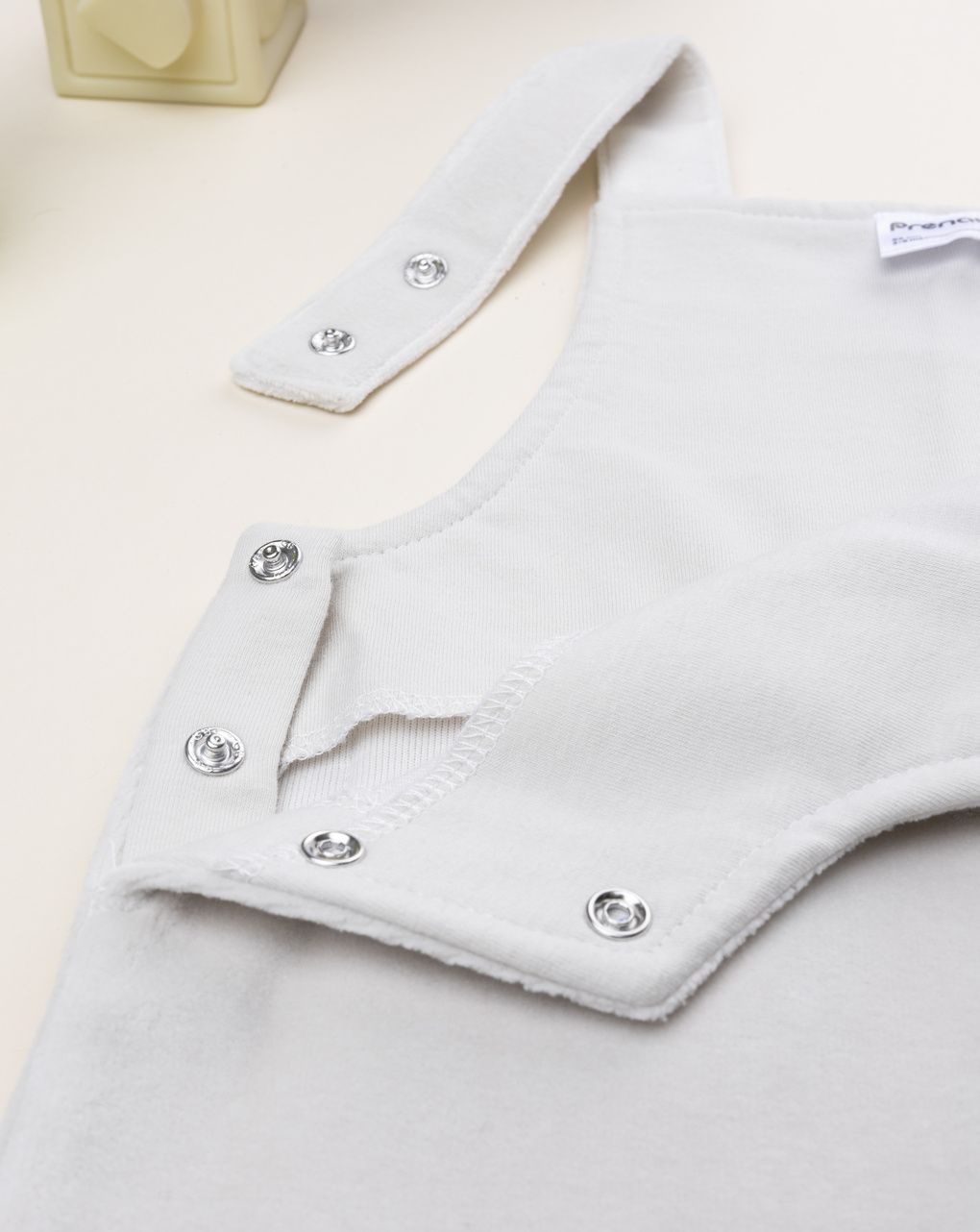 βρεφική σαλοπέτα σενίλ μπεζ little cute για αγόρι - Prénatal