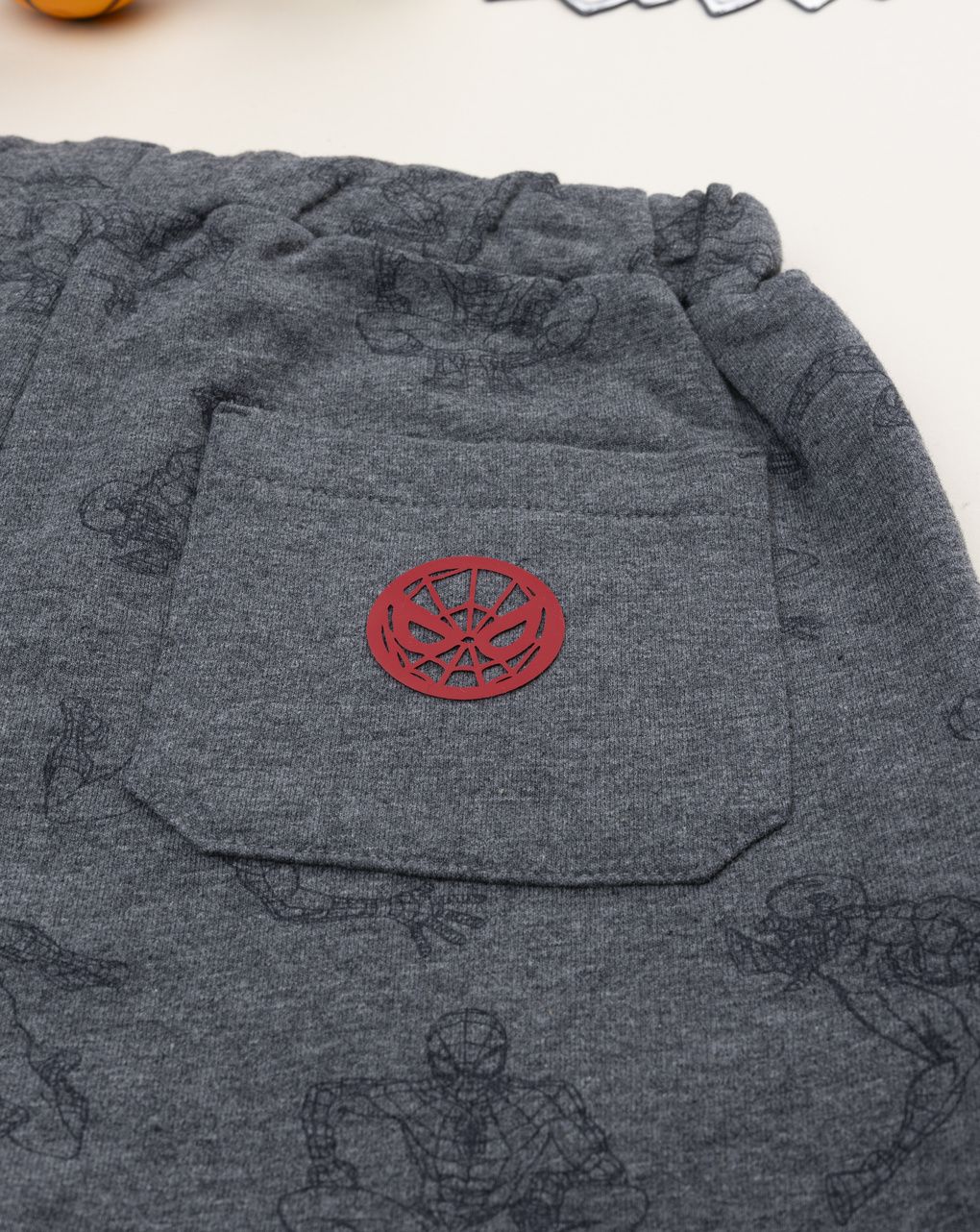 παιδικό παντελόνι φόρμας γκρι spiderman για αγόρι - Prénatal