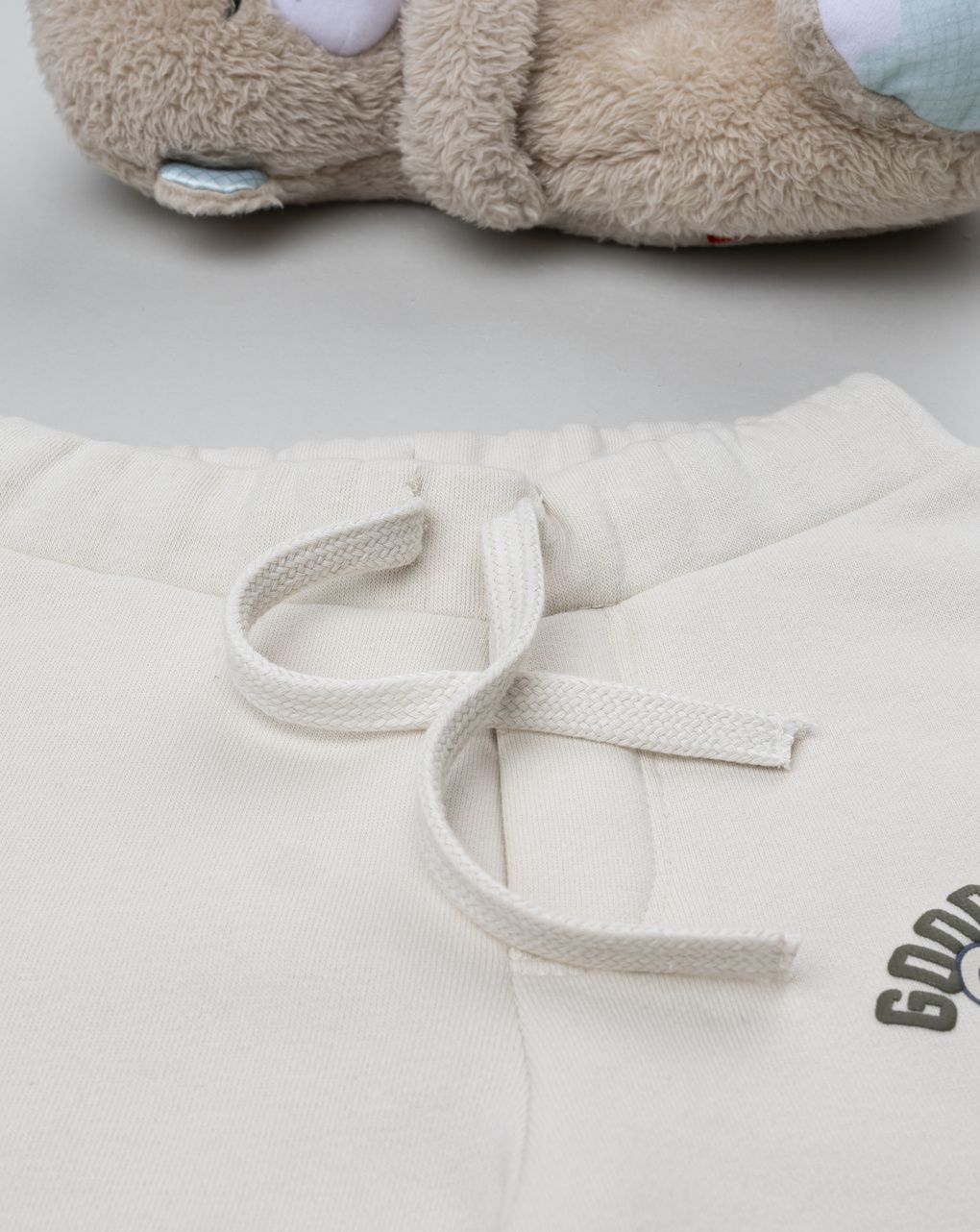 βρεφικό παντελόνι φόρμας κρεμ good player για αγόρι - Prénatal