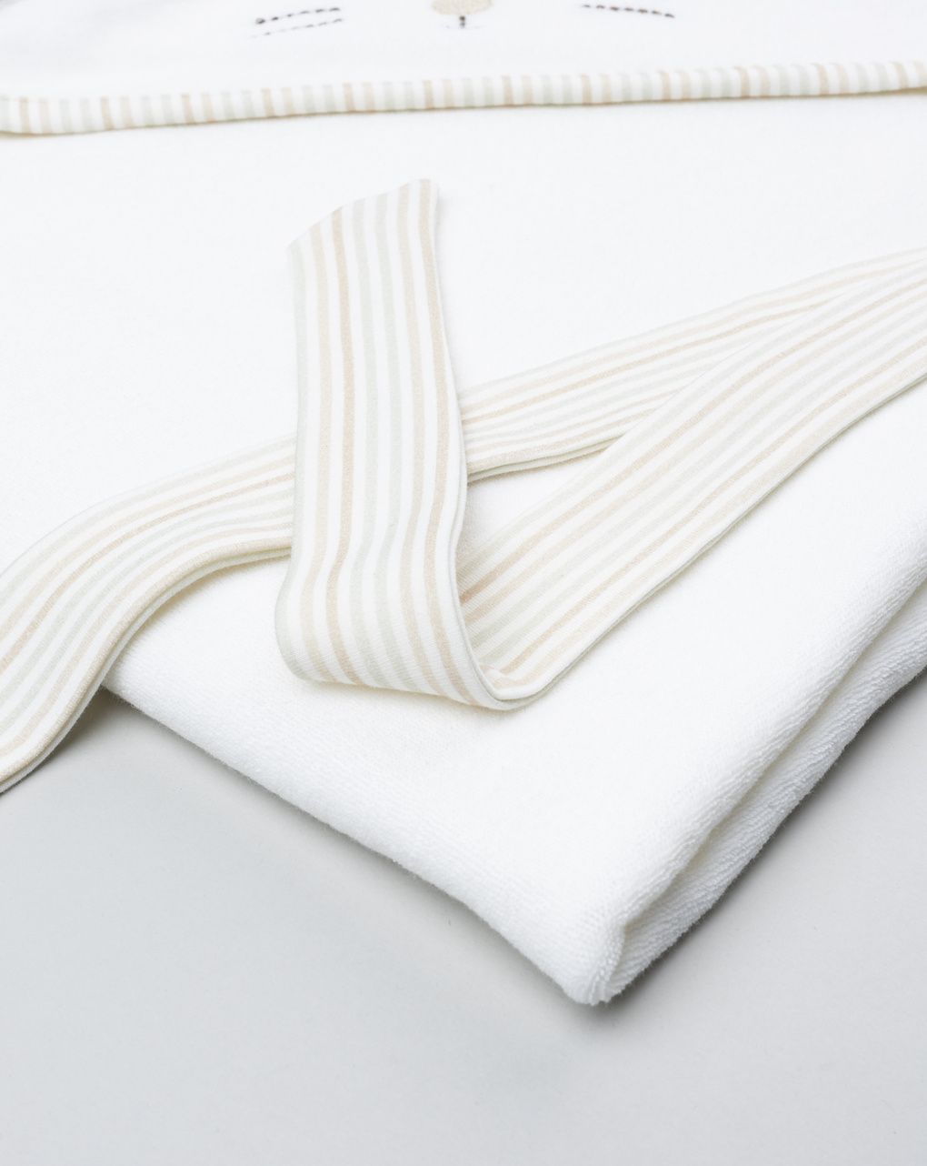 βρεφική κάπα λευκή με λαγουδάκι για αγόρι - Prénatal