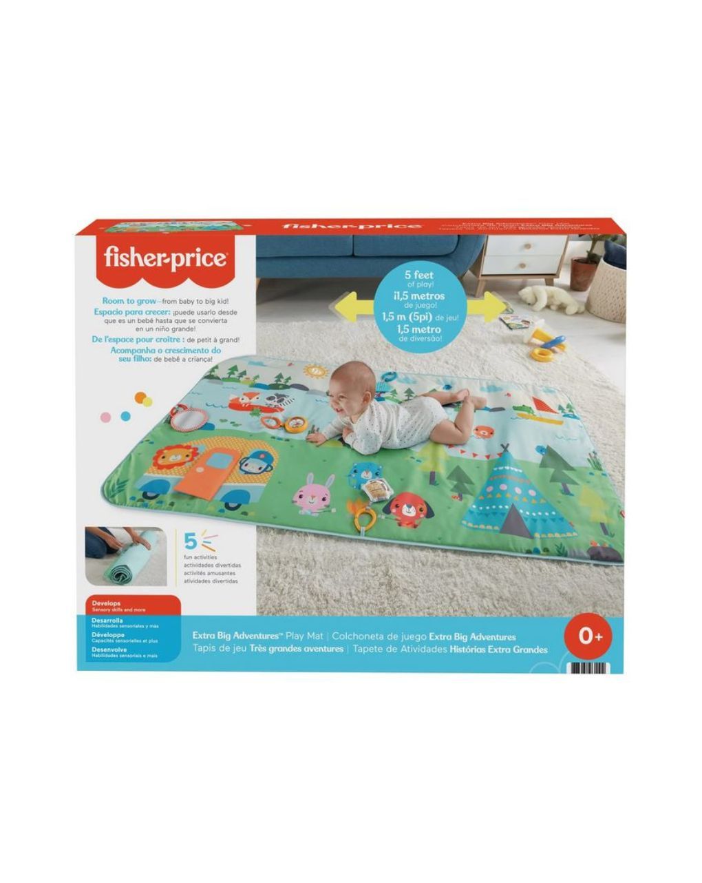 Mattel fisher-price χαλάκι δραστηριοτήτων gxr53 - Fisher-Price